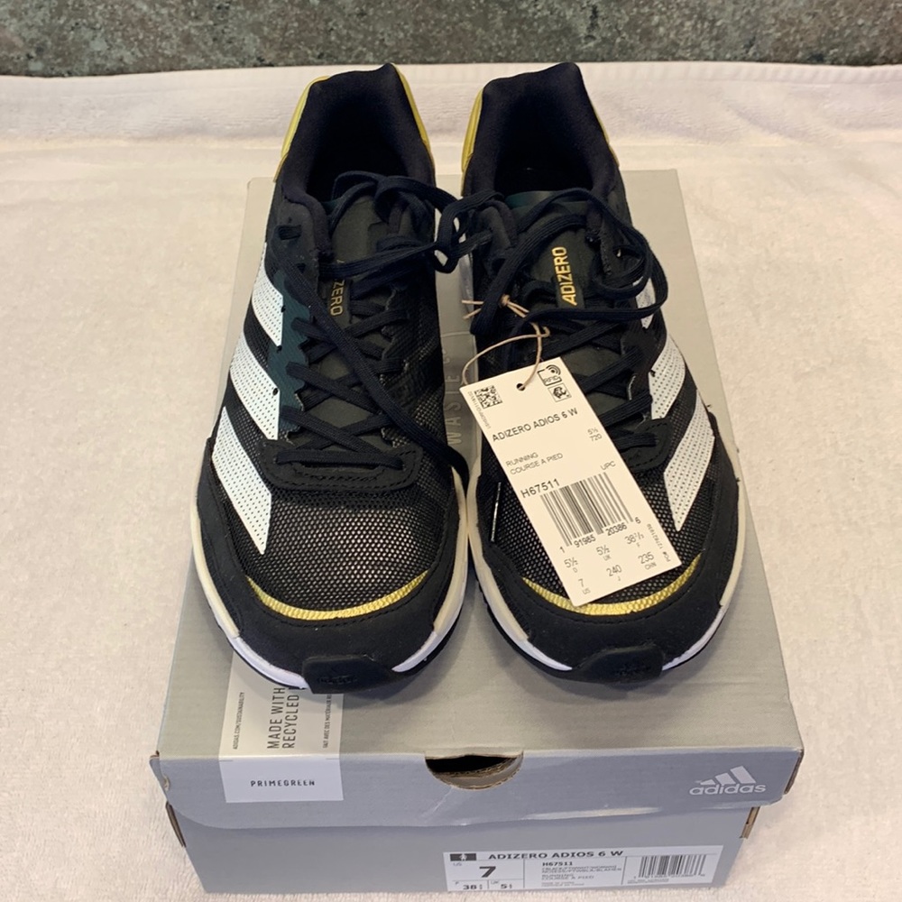 NWT Adidas Adizero Adios 6 women’s running shoes US size 7